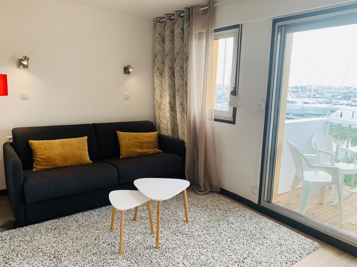 Appartement 1Ere Ligne Vue Port Avec Balcon, Piscine Agde Kültér fotó